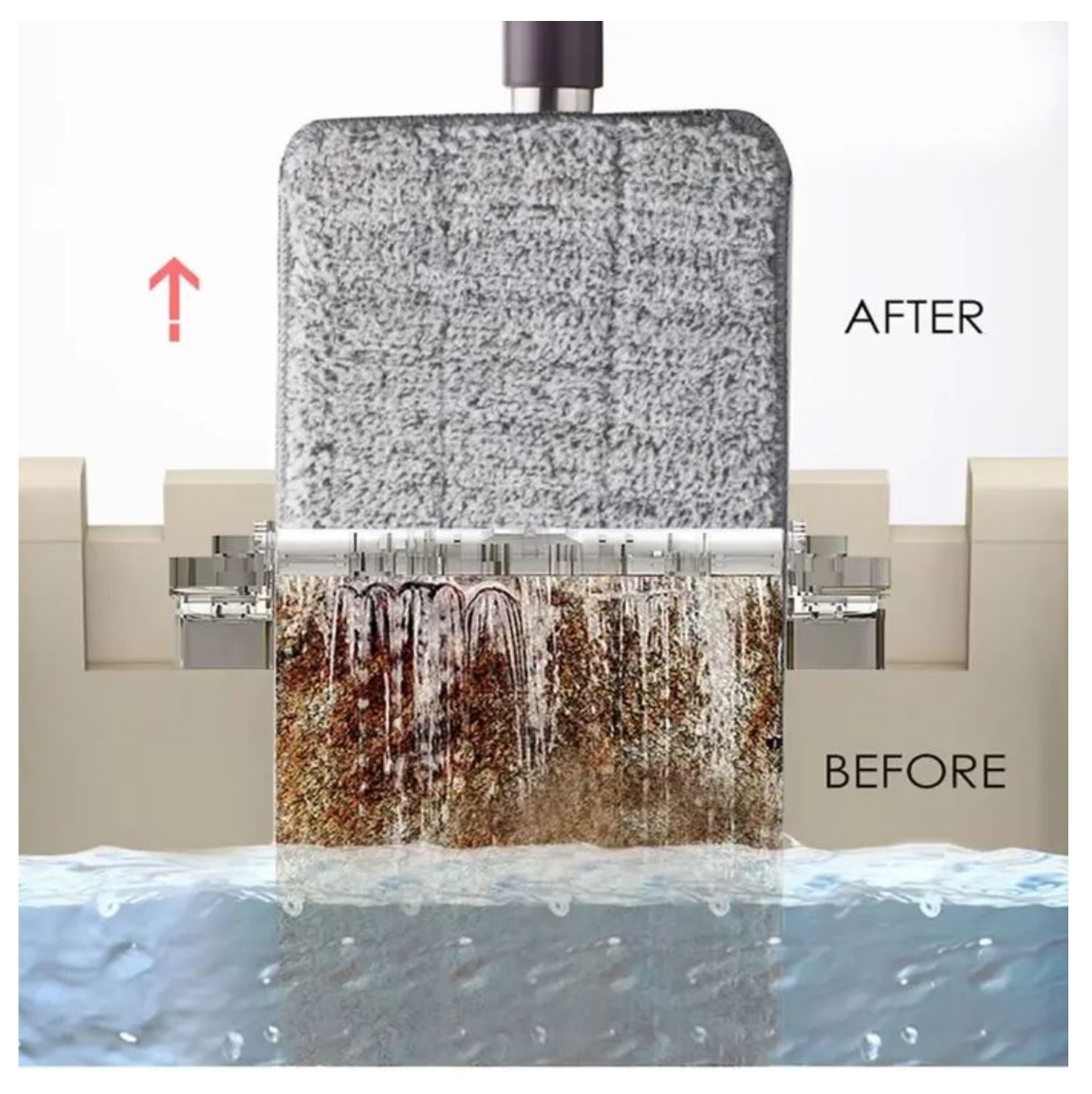 Trapero Mopa plano Cubo Escurridor